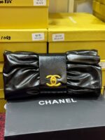 Chanel Stylish Metallic Finish Bib Bag - Image 4