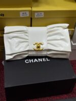 Chanel Stylish Metallic Finish Bib Bag - Image 6